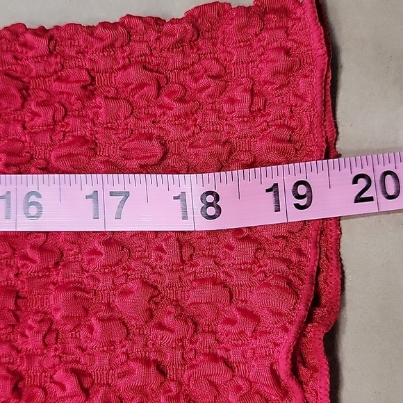 SHEIN Size XL Red Textured 3 Piece Bikini Set.  NEW without Tags - Picture 14 of 14